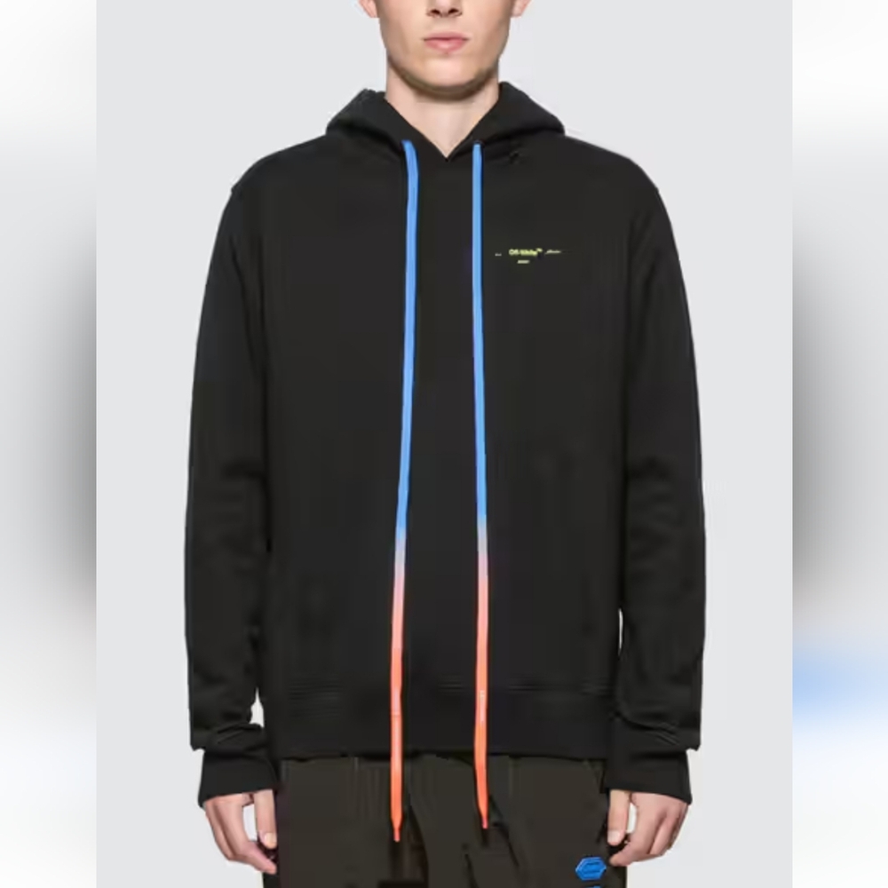 OFF-WHITE Acrylic Arrows HoodieBlack/Yellow